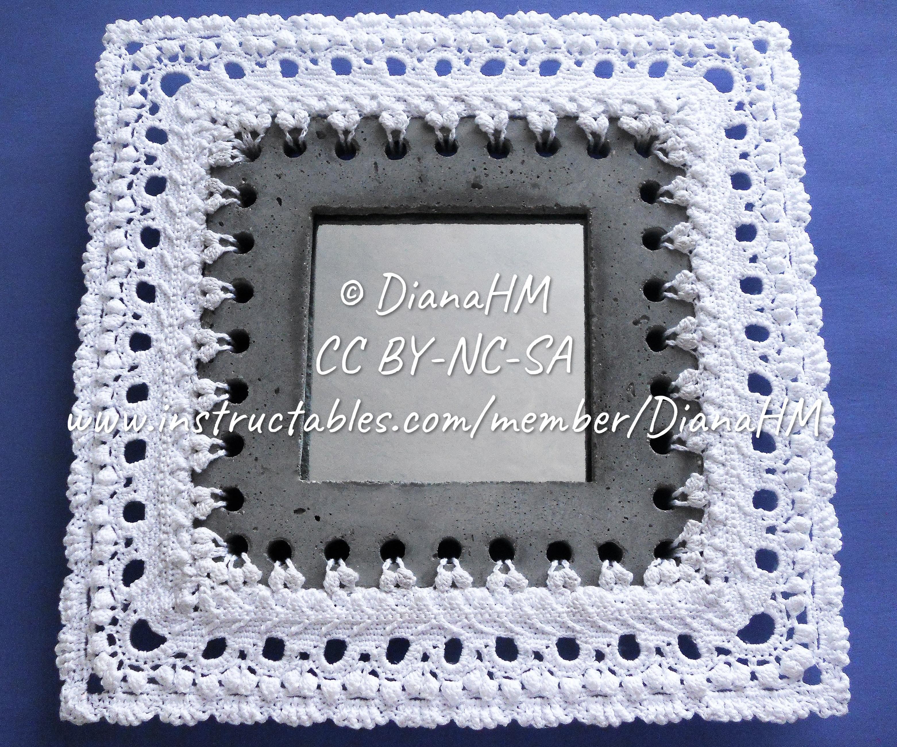 Frame Made of Yarn and Concrete