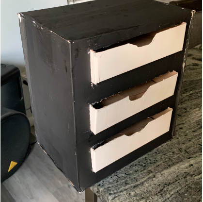 How to Make a Mini Organizer Box (Out of Cardboard)