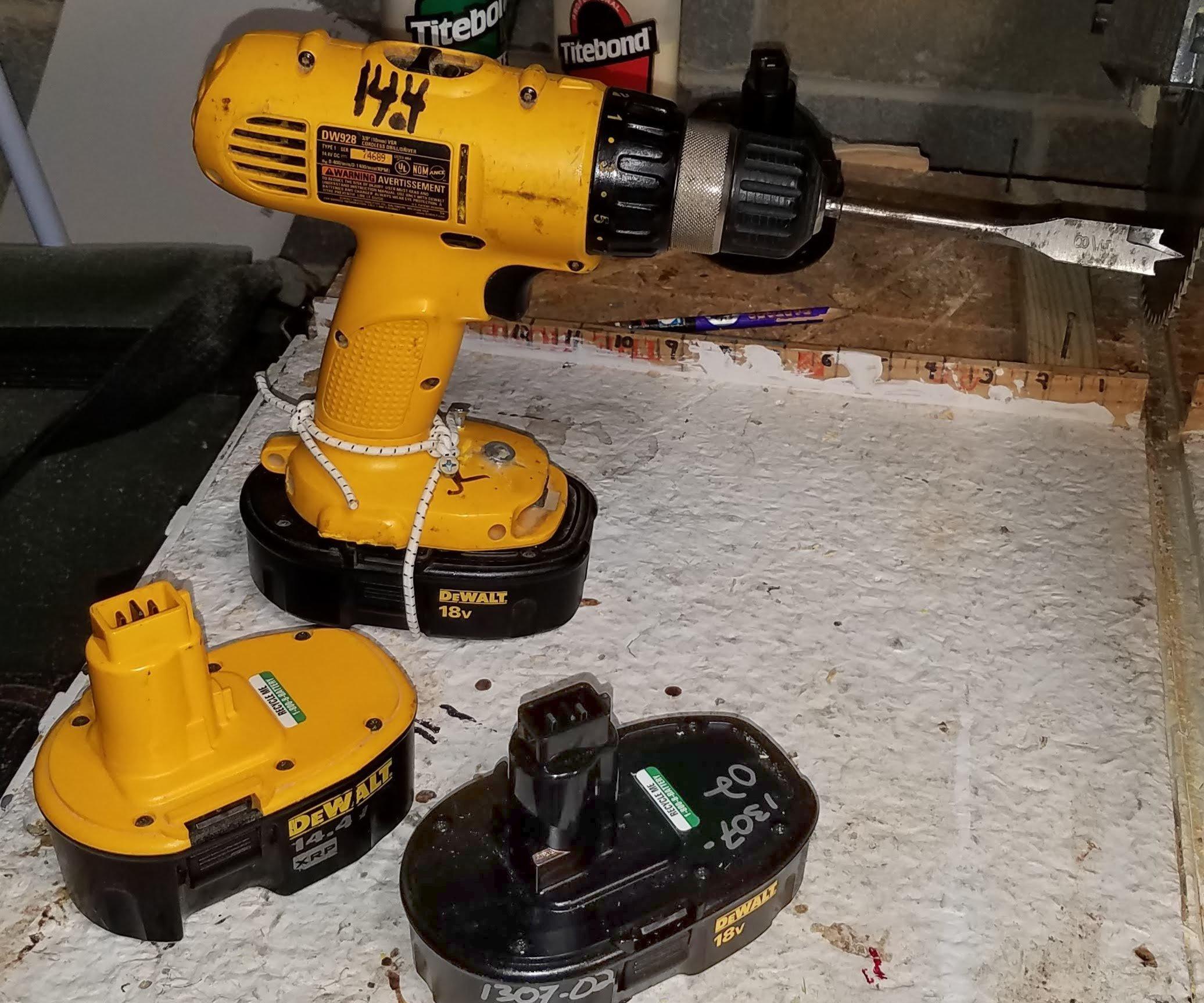 Upgrade Dewalt 14.4v Drill to Use 18v Battery