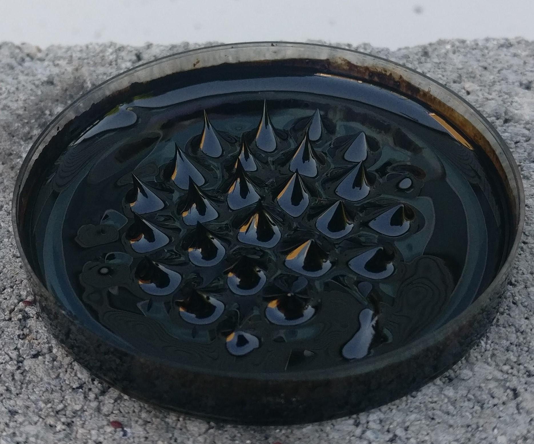 Real Nanoparticle Ferrofluid From Commonly-Available Materials