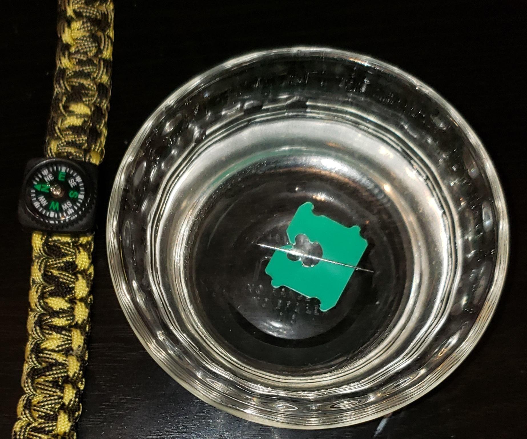 DIY Compass With Common Items  