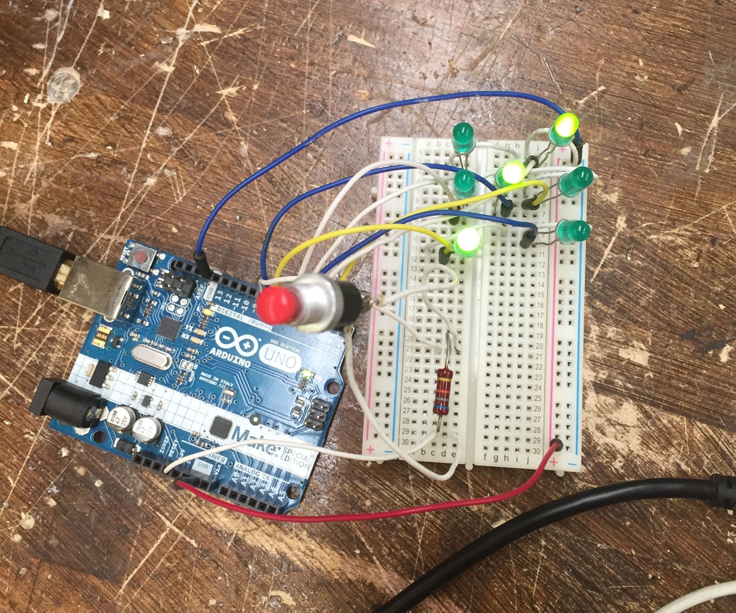 Easy Arduino LED Dice 