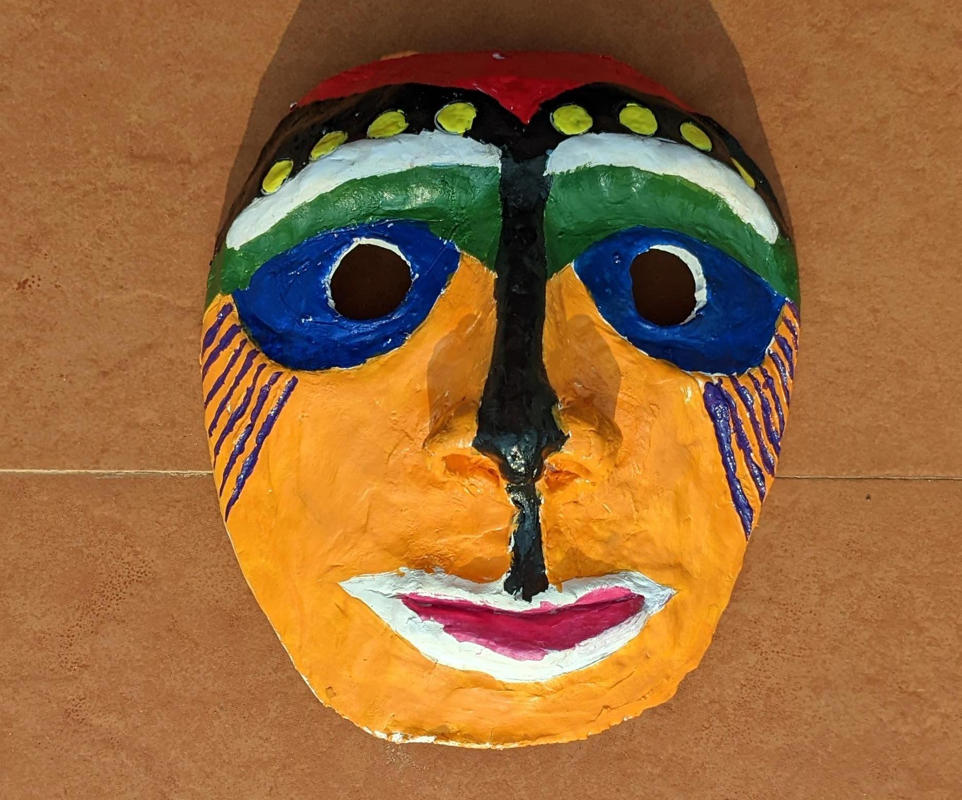 How to Make a Tribal Mask Out of Air-Drying Clay
