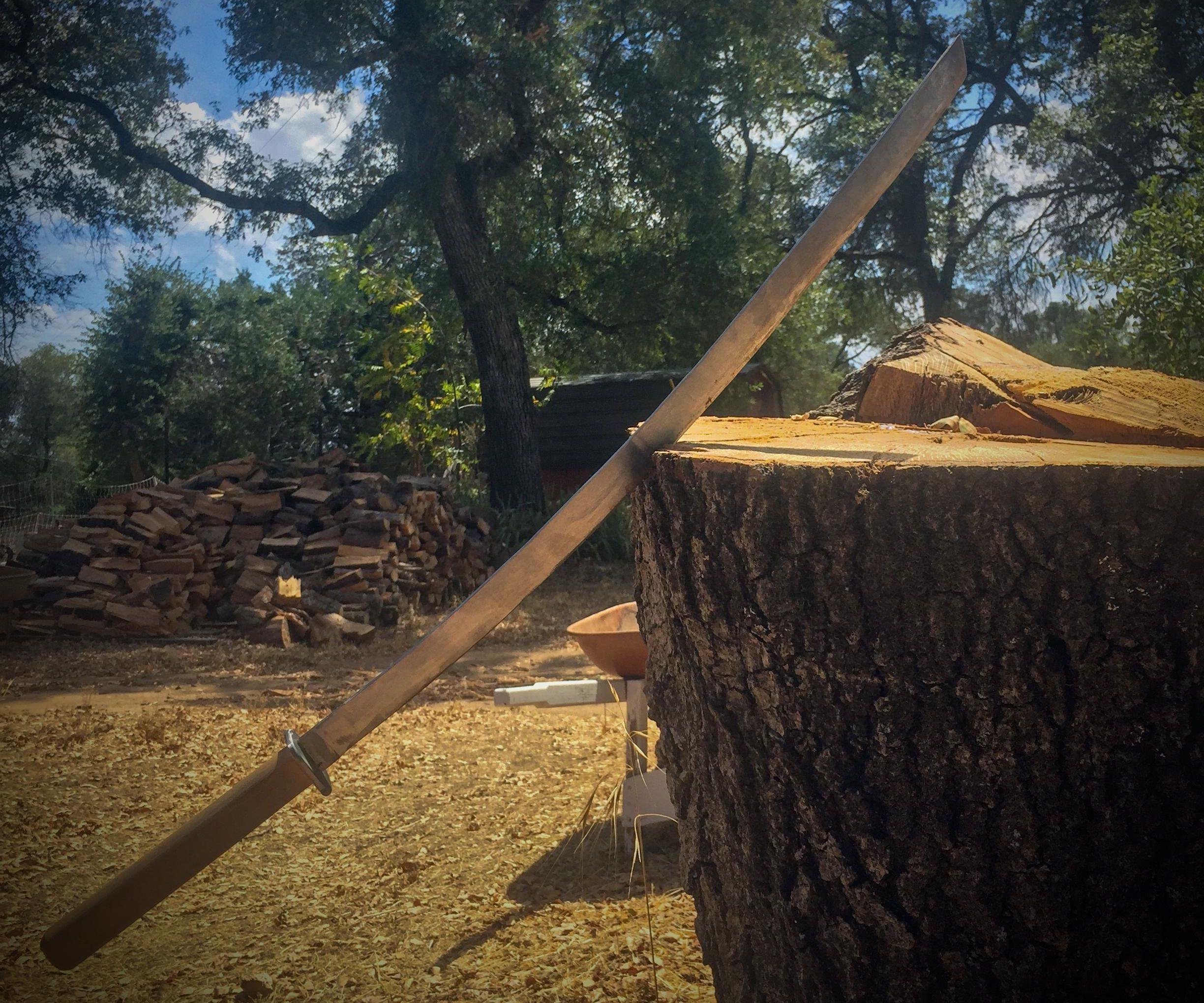 Making a Samurai Sword From Scrap Metal