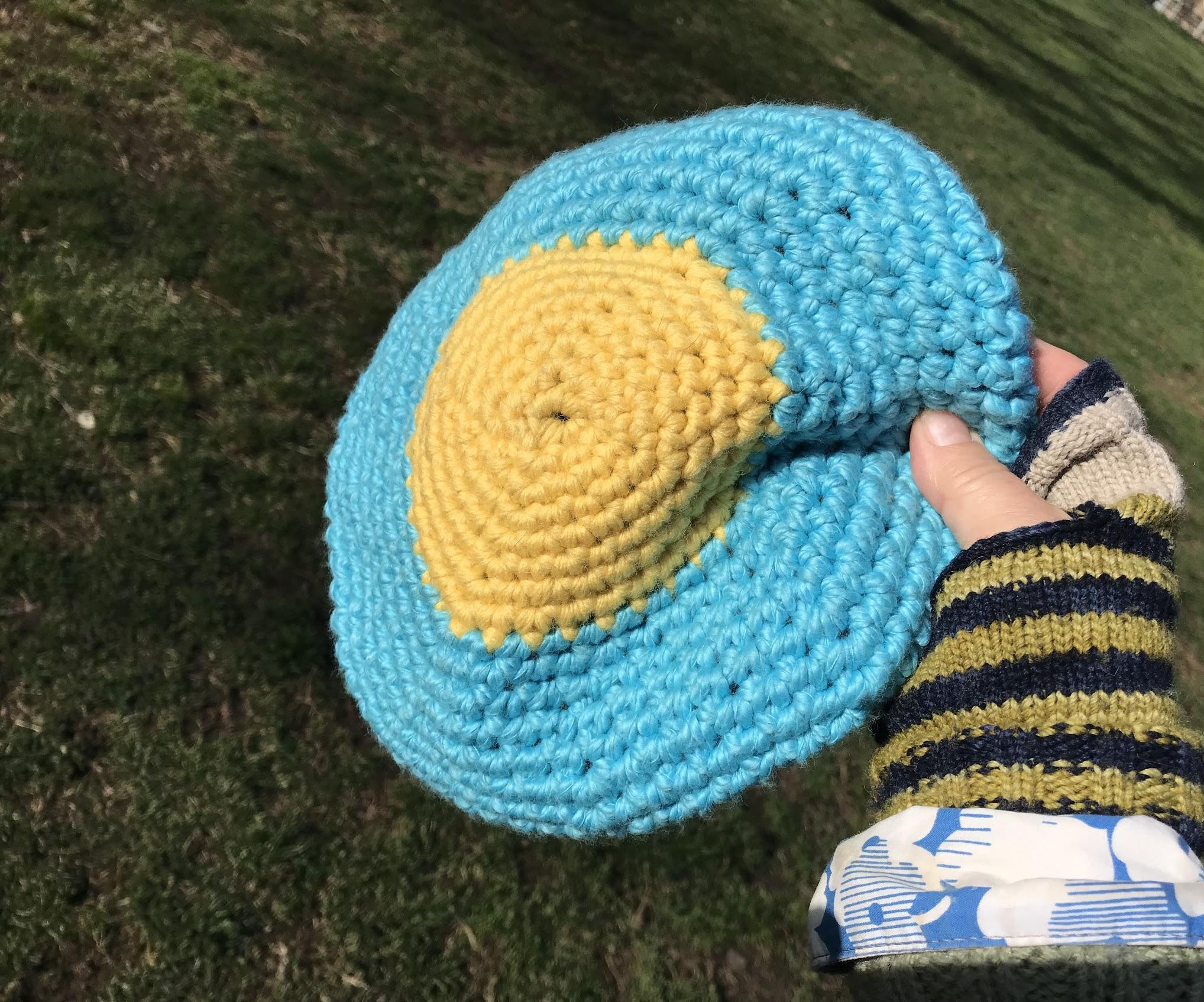 Ukrainian Crochet Flying Disc Dog Toy