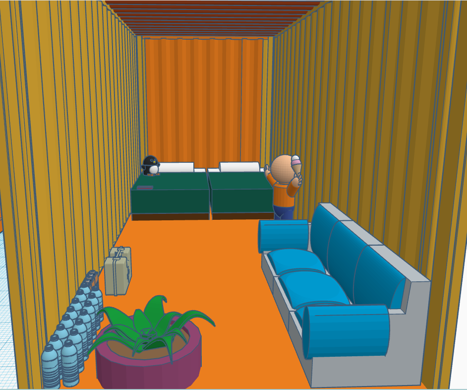 Shipping Container Storm Shelter