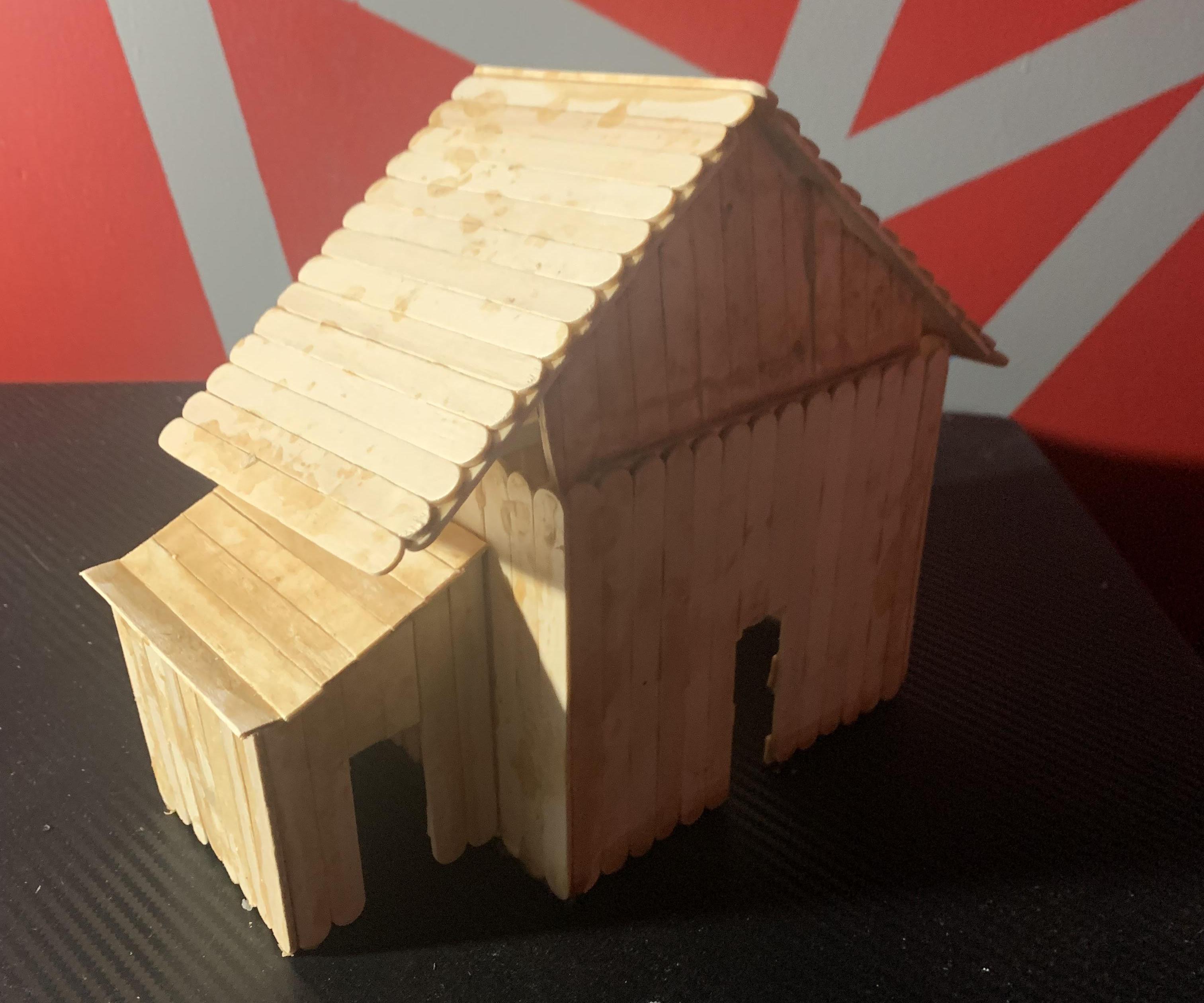 How to Make a Mini House Out of Popsicle Sticks