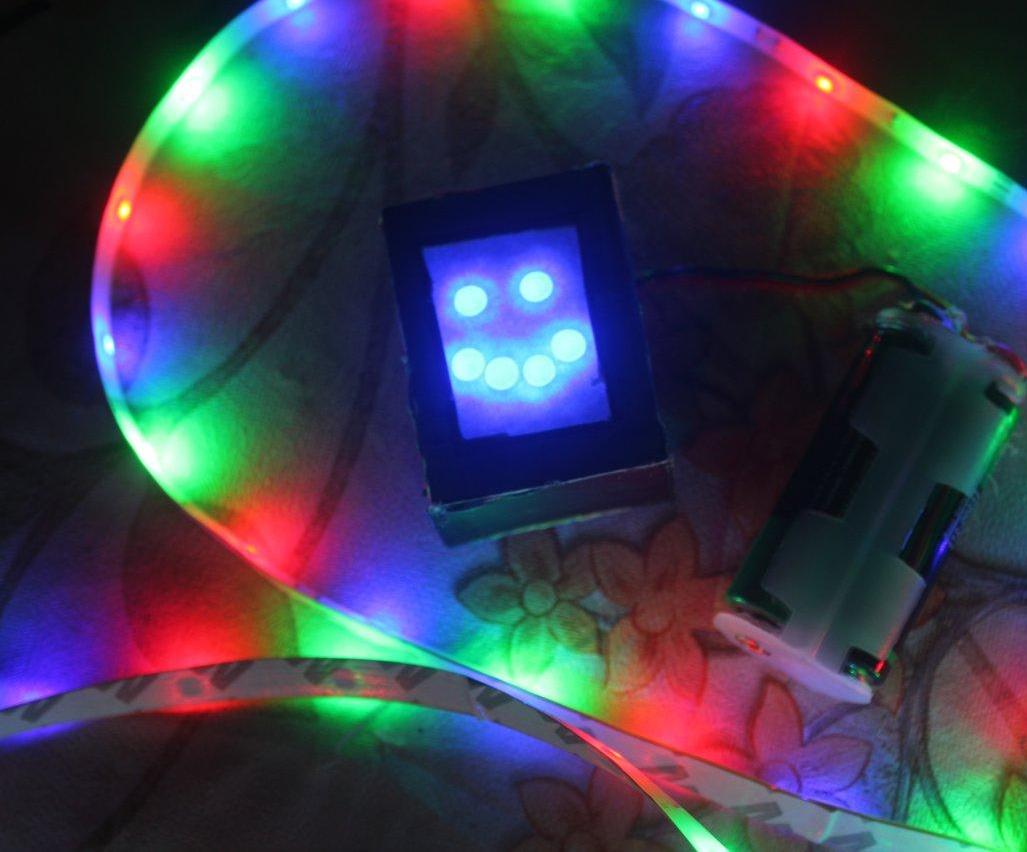 A Pocket LED Badge With Custom Shapes and Design.