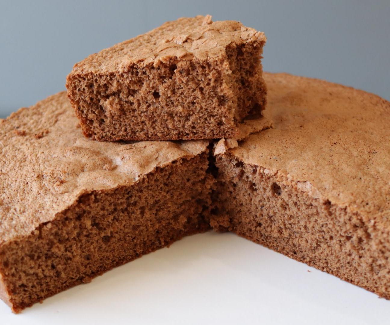 4-Ingredient Chocolate Sponge Cake