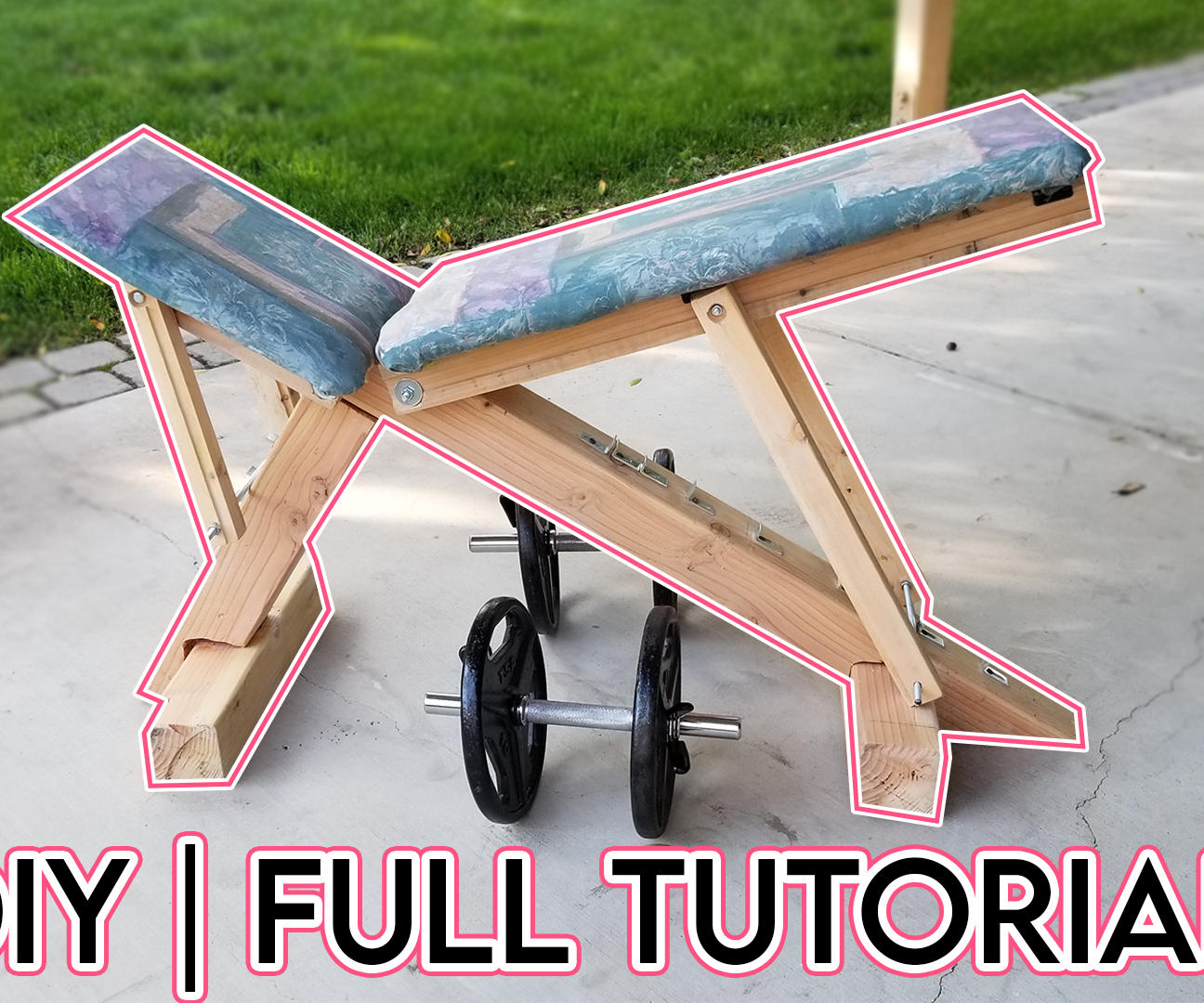 Fully Adjustable Wooden Weight Bench