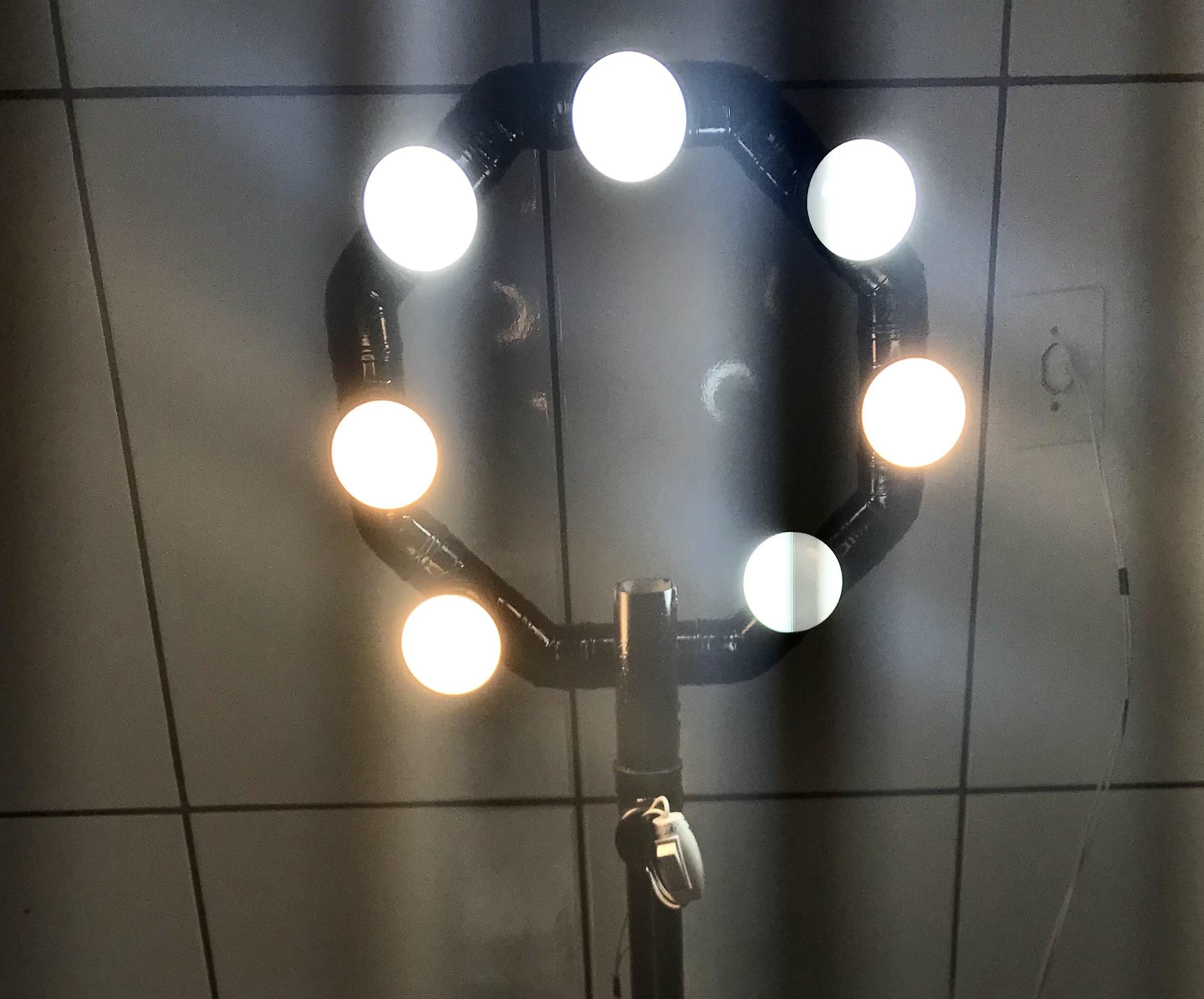 Ring Light Caseira De PVC