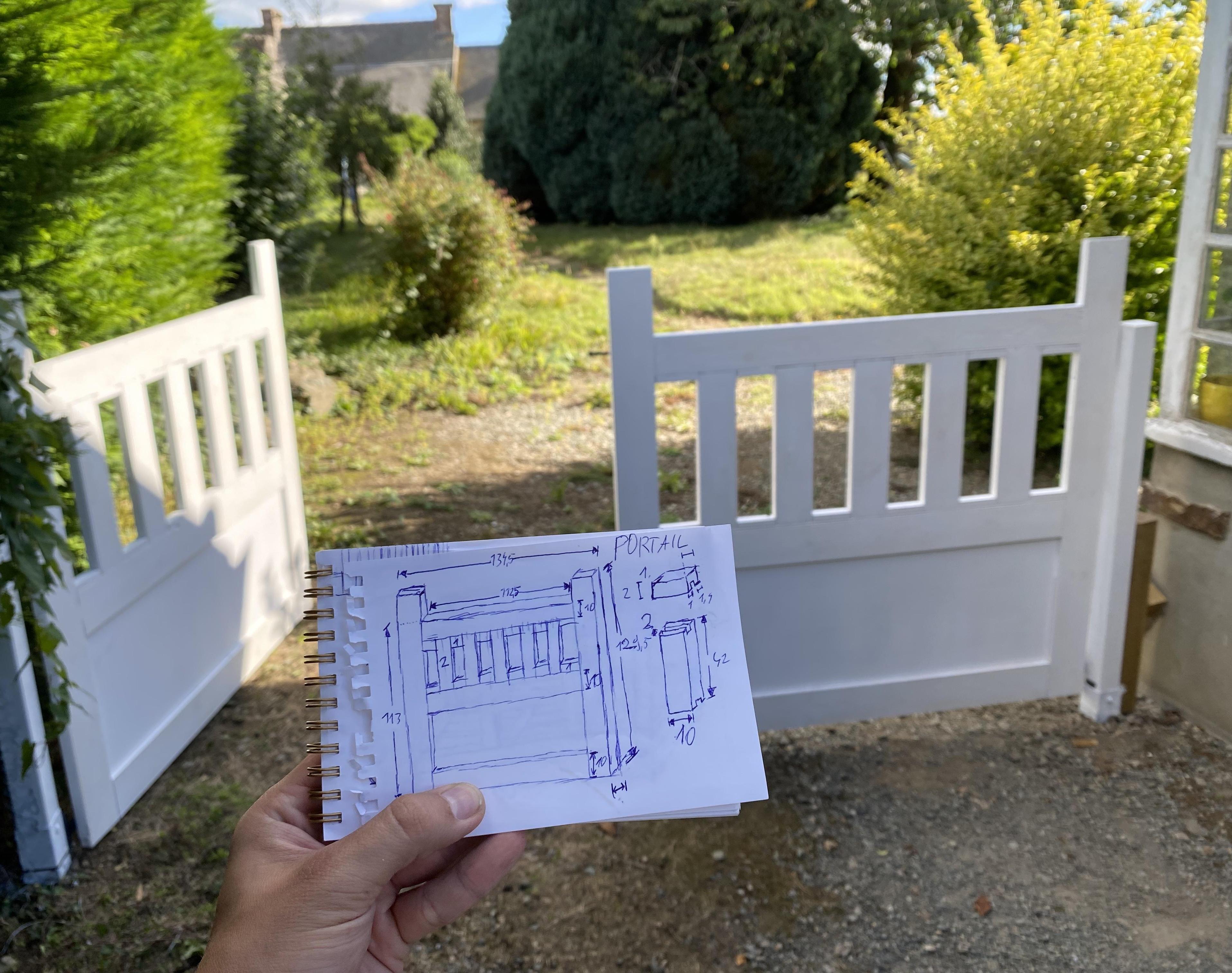 Wooden Gate - Reused Materials