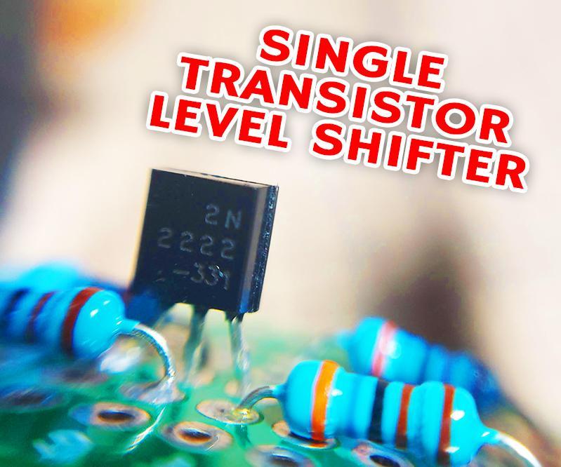 Single Transistor Voltage Level Shifter