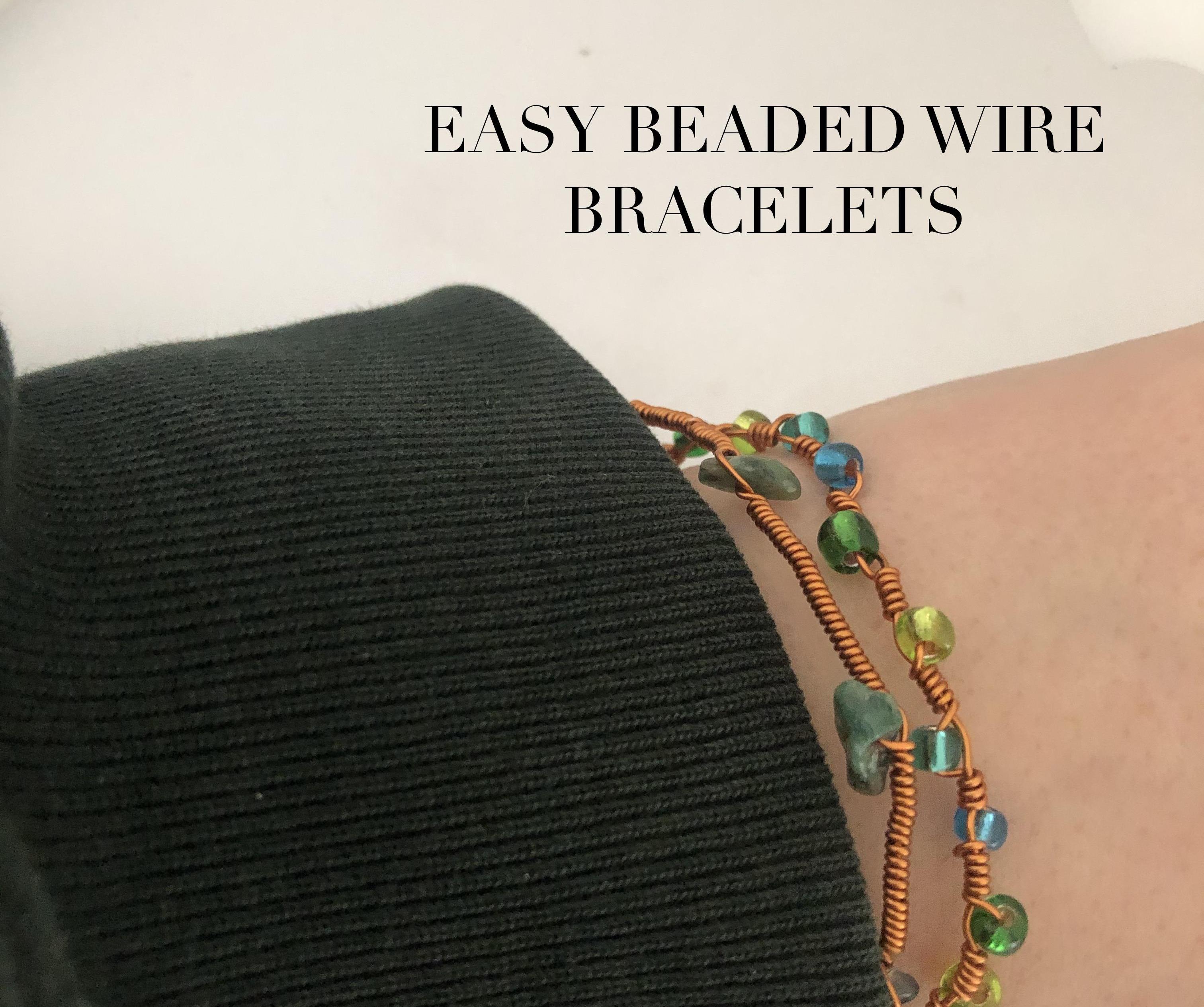 Beaded Wire Bracelet 