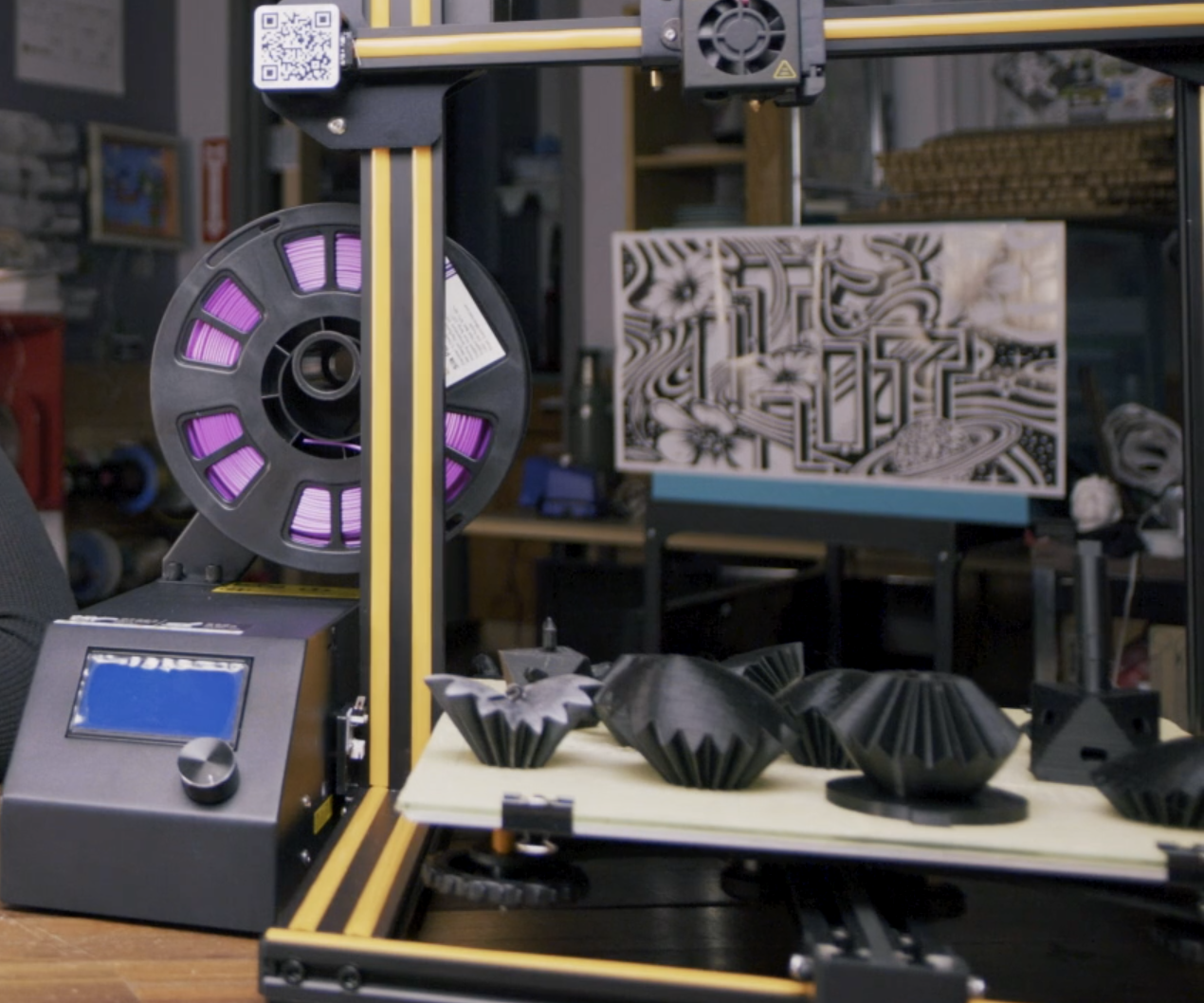 3D Printed Motorized Gear Heart Headpiece