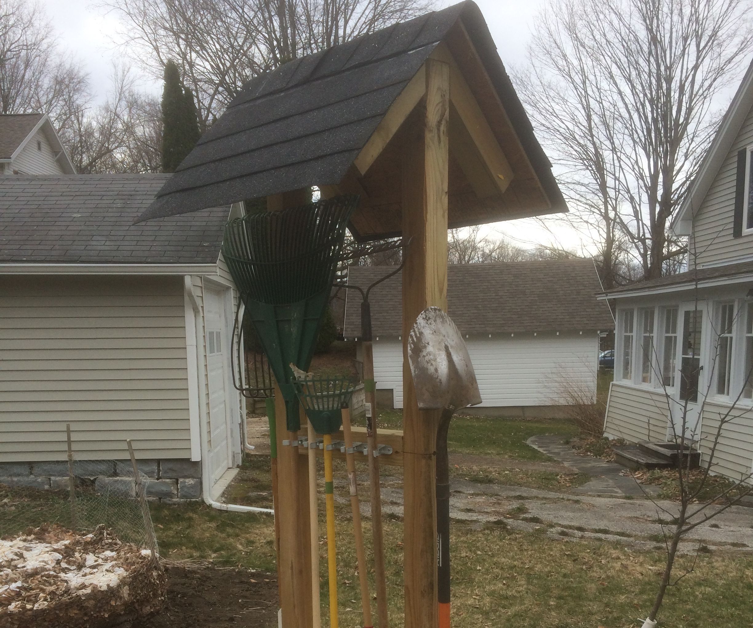 Build a Freestanding Open Tool Shed As a Self-isolation/self-reliance Project
