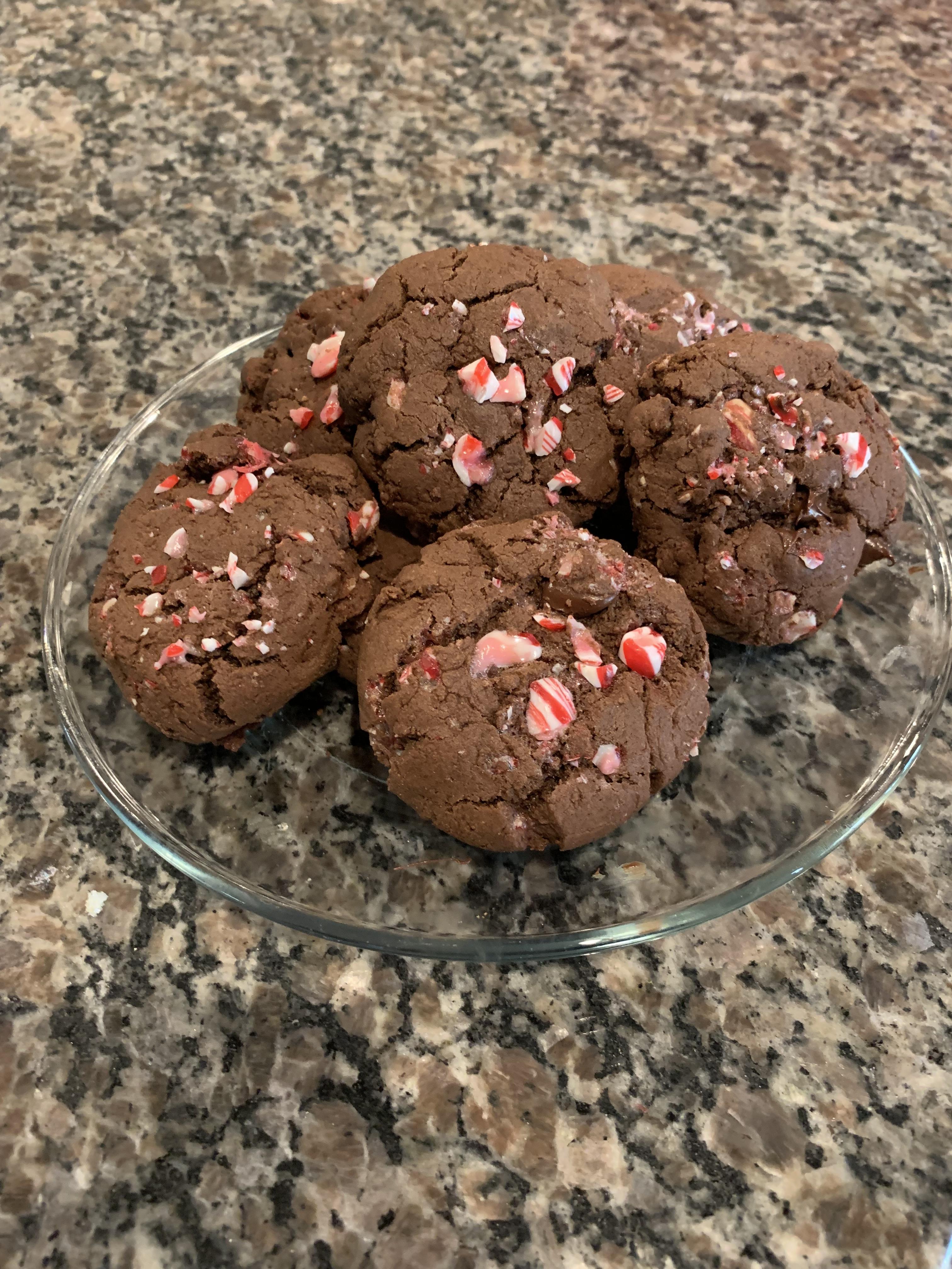 Peppermint Chocolate Crunch Cookies!