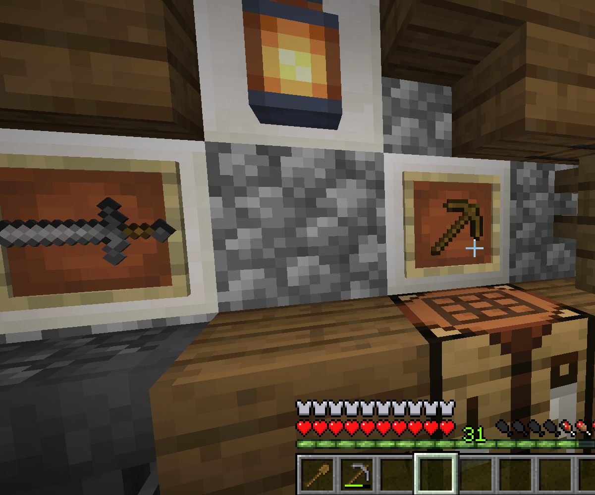 How to Make a Pickaxe in Minecraft