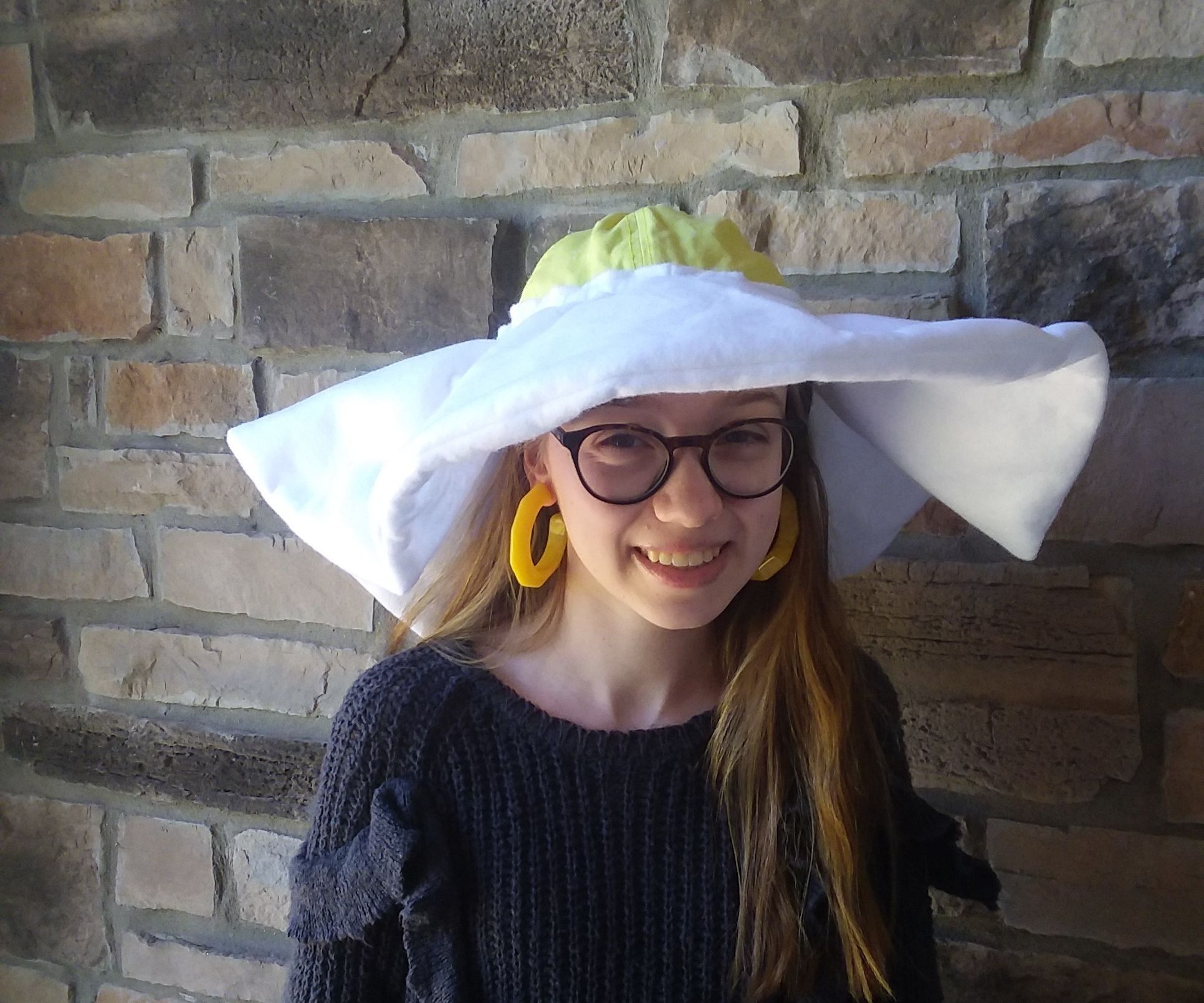 Sunny Side Up Egg Hat