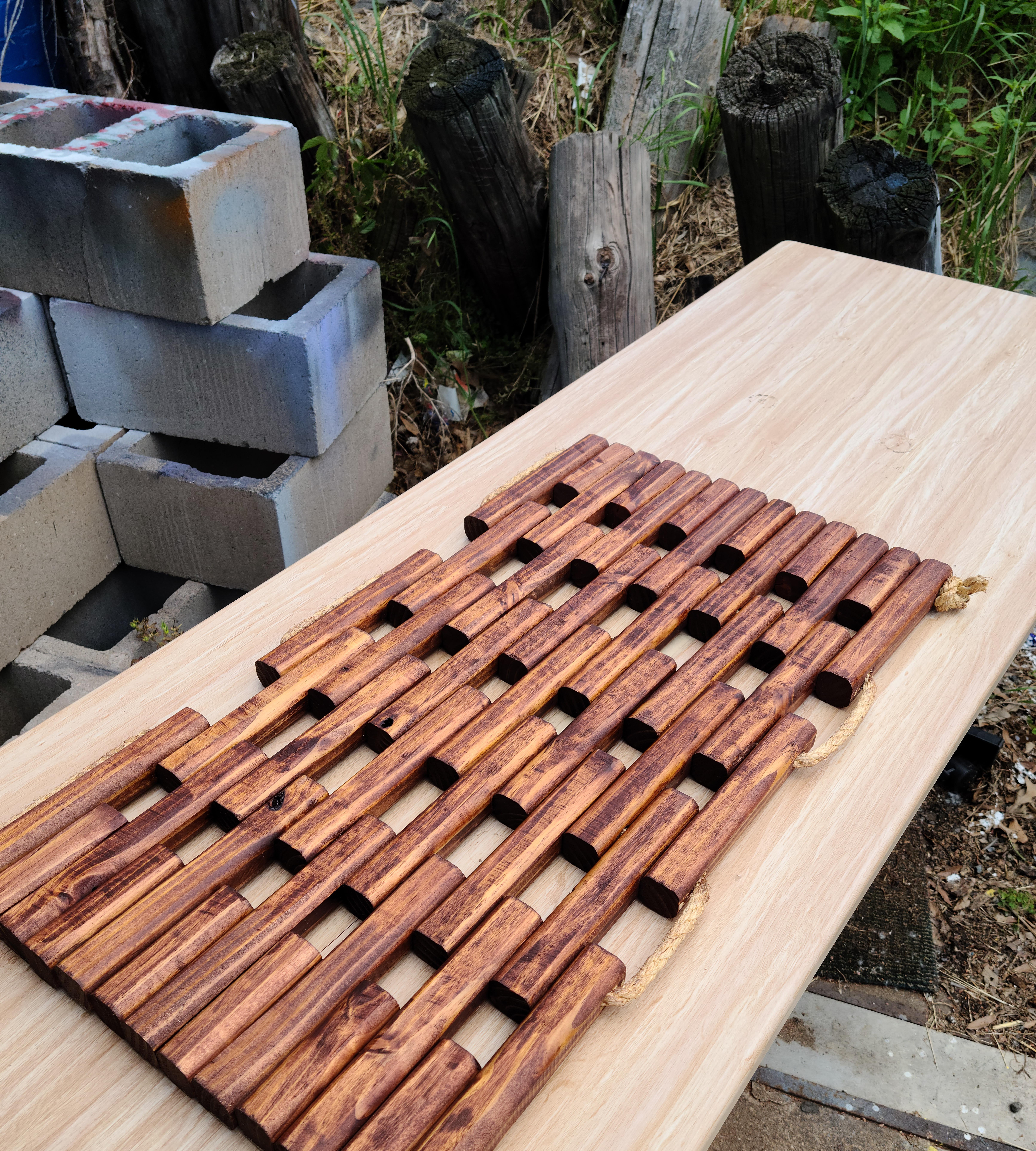 Wooden Doormat