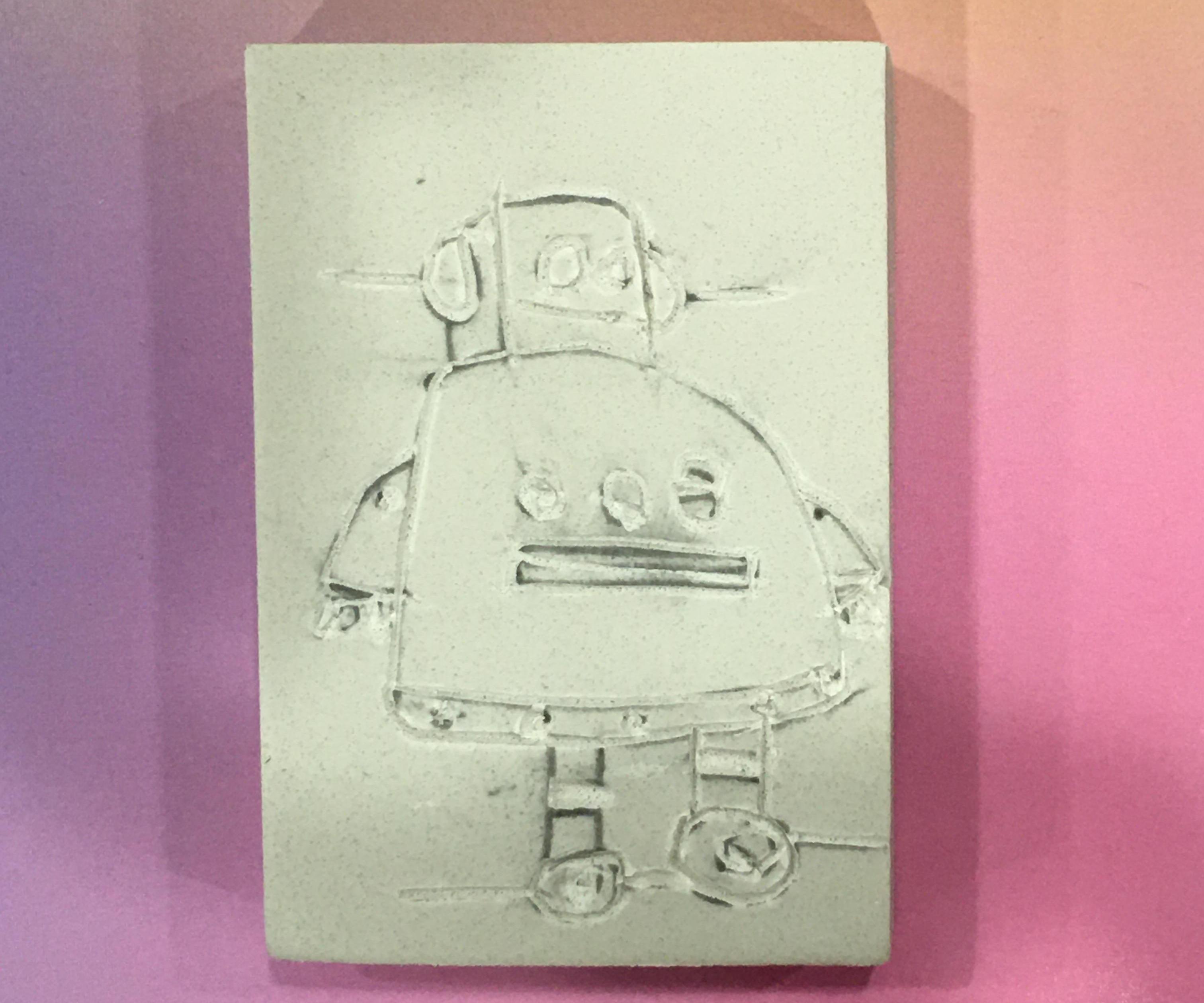 Stamp/Eraser From Linoleum Block