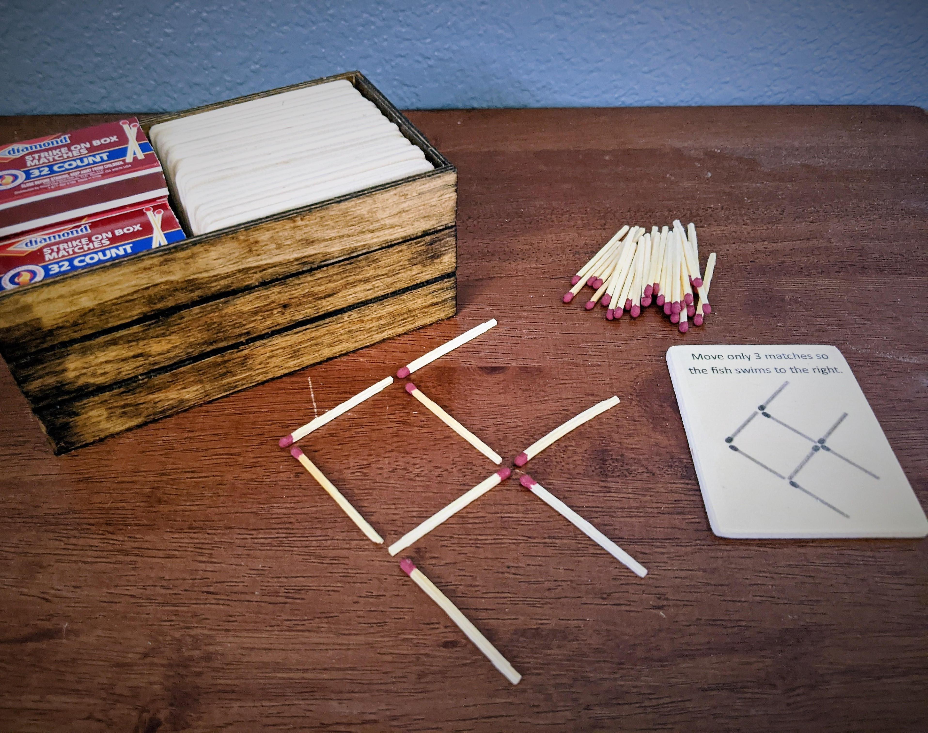 Matchstick Puzzle Box