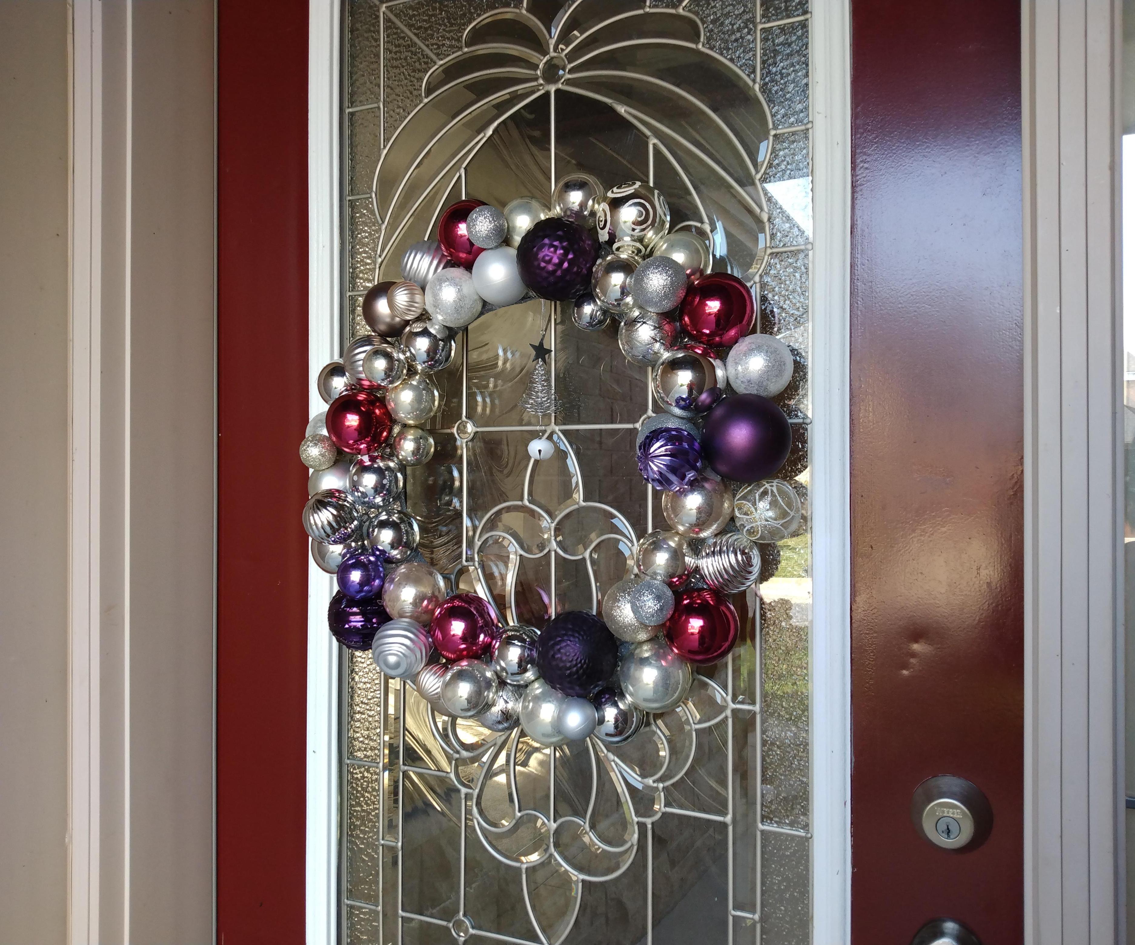 Christmas (or Any Holiday) Ball Wreath