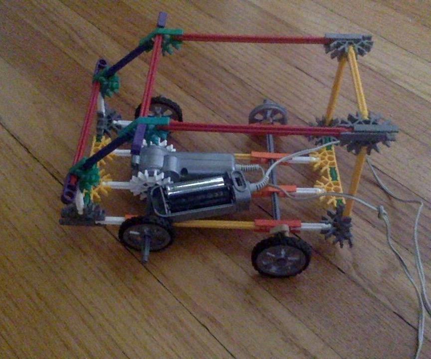 How to Build a Motorized K'nex Car (K-72)