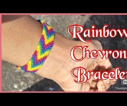 Rainbow Chevron Bracelet