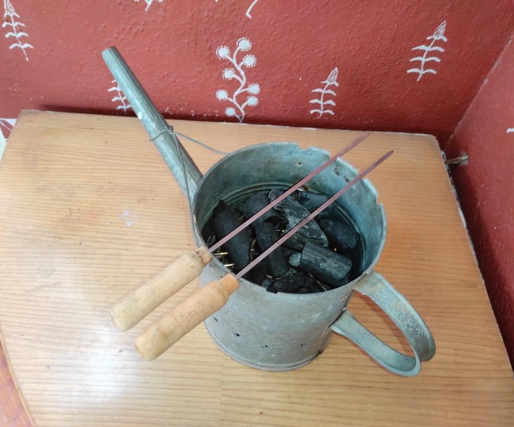 Barbeque Grill From Old Garden Can!