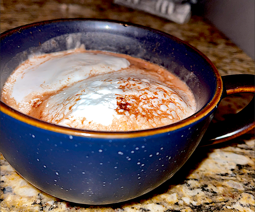 Hot Chocolate Marshmallow Cream Drink