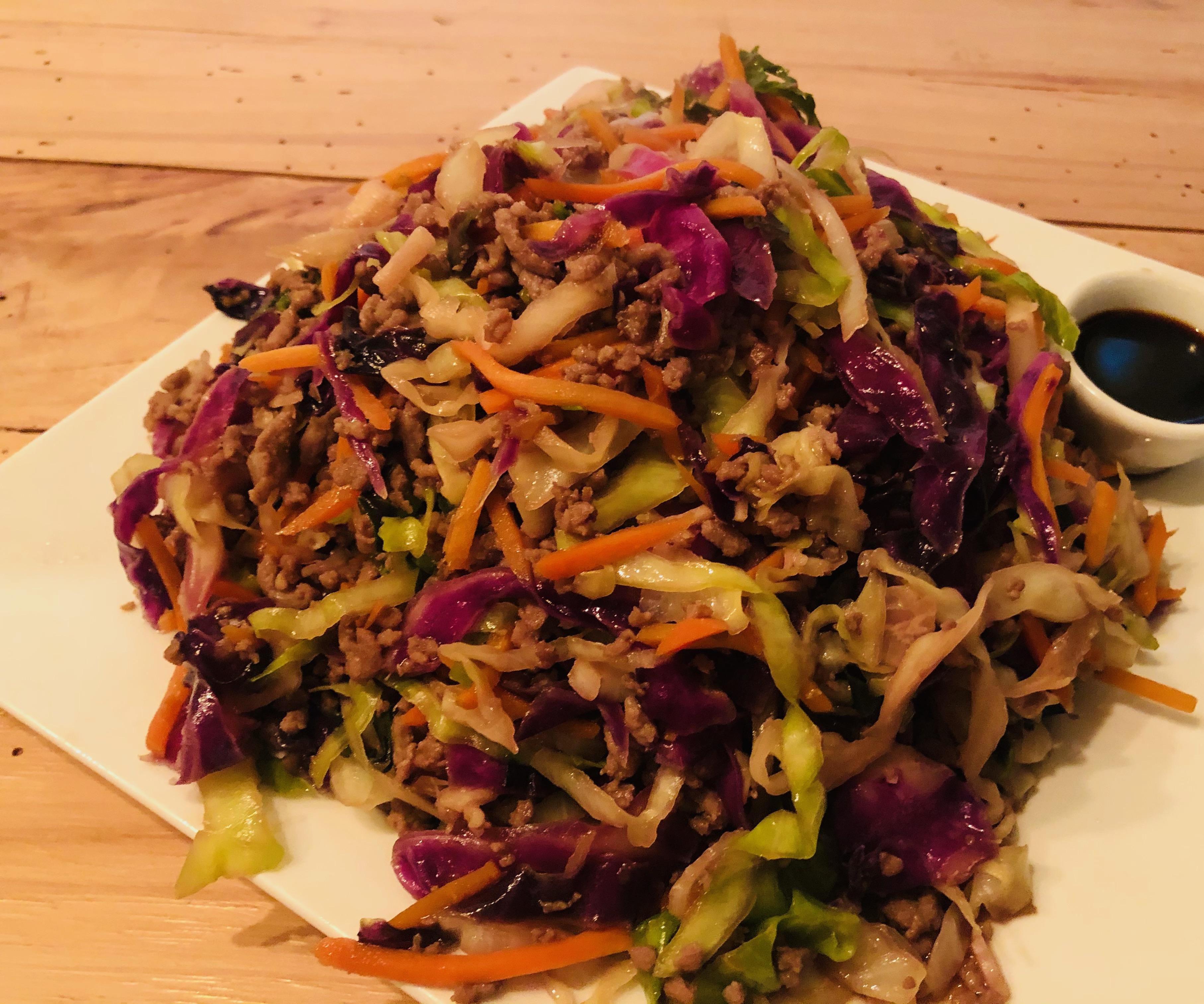 Asian Roll in a Bowl