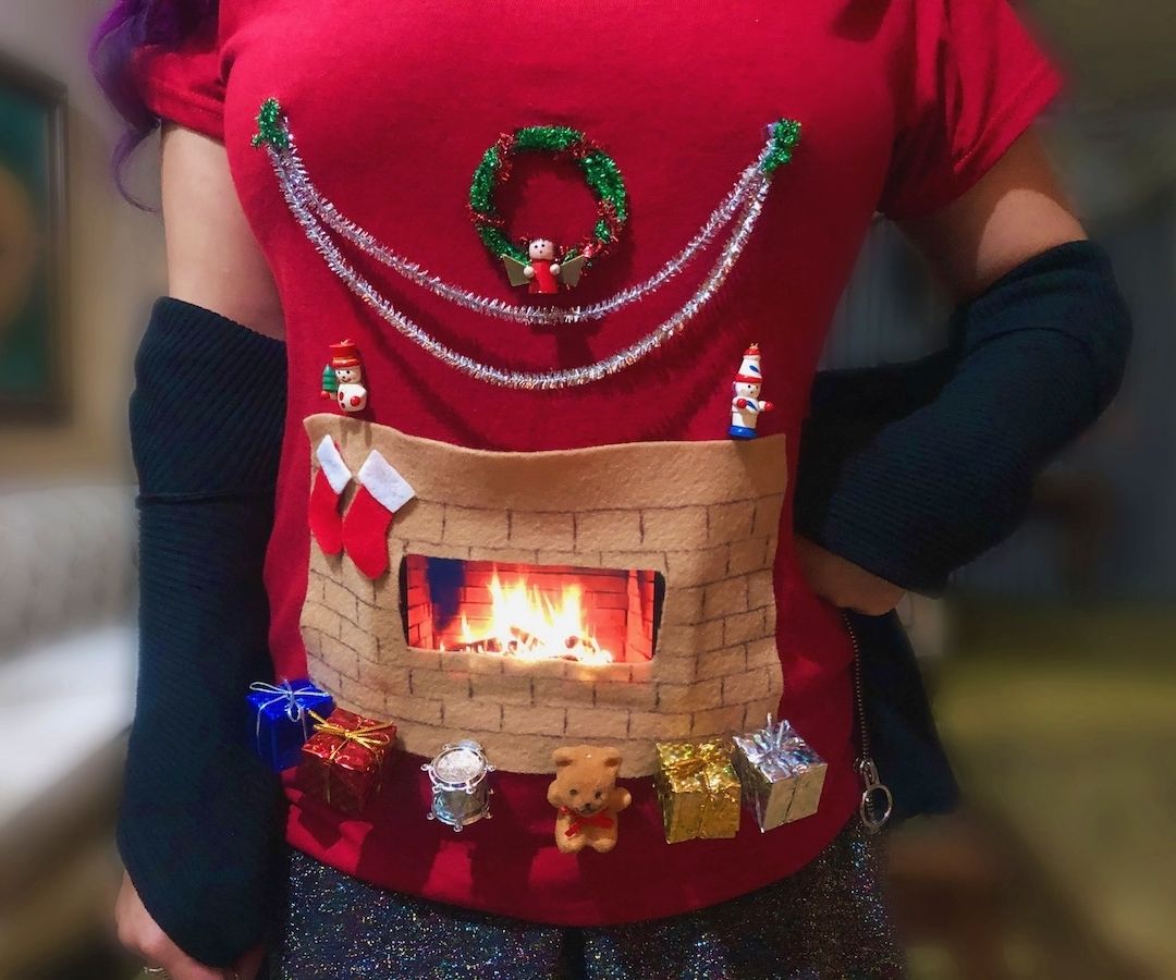 Animated Christmas Hearth Shirt