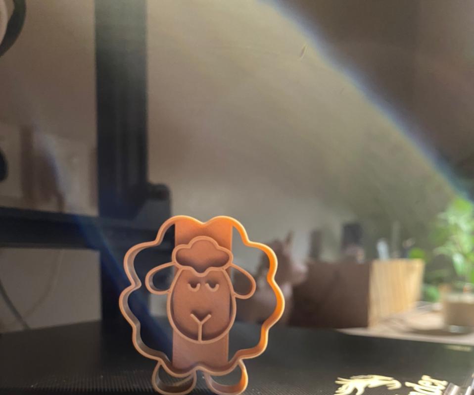 اصنع قاطعة الكوكيز الخاصة بك -اصنع قاطعة كوكيز بشكل خروف العيد-