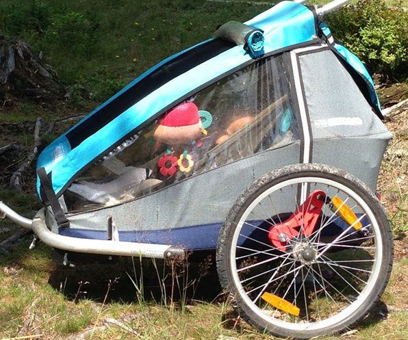 Aftermarket Suspension for the Croozer Bicycle Trailer