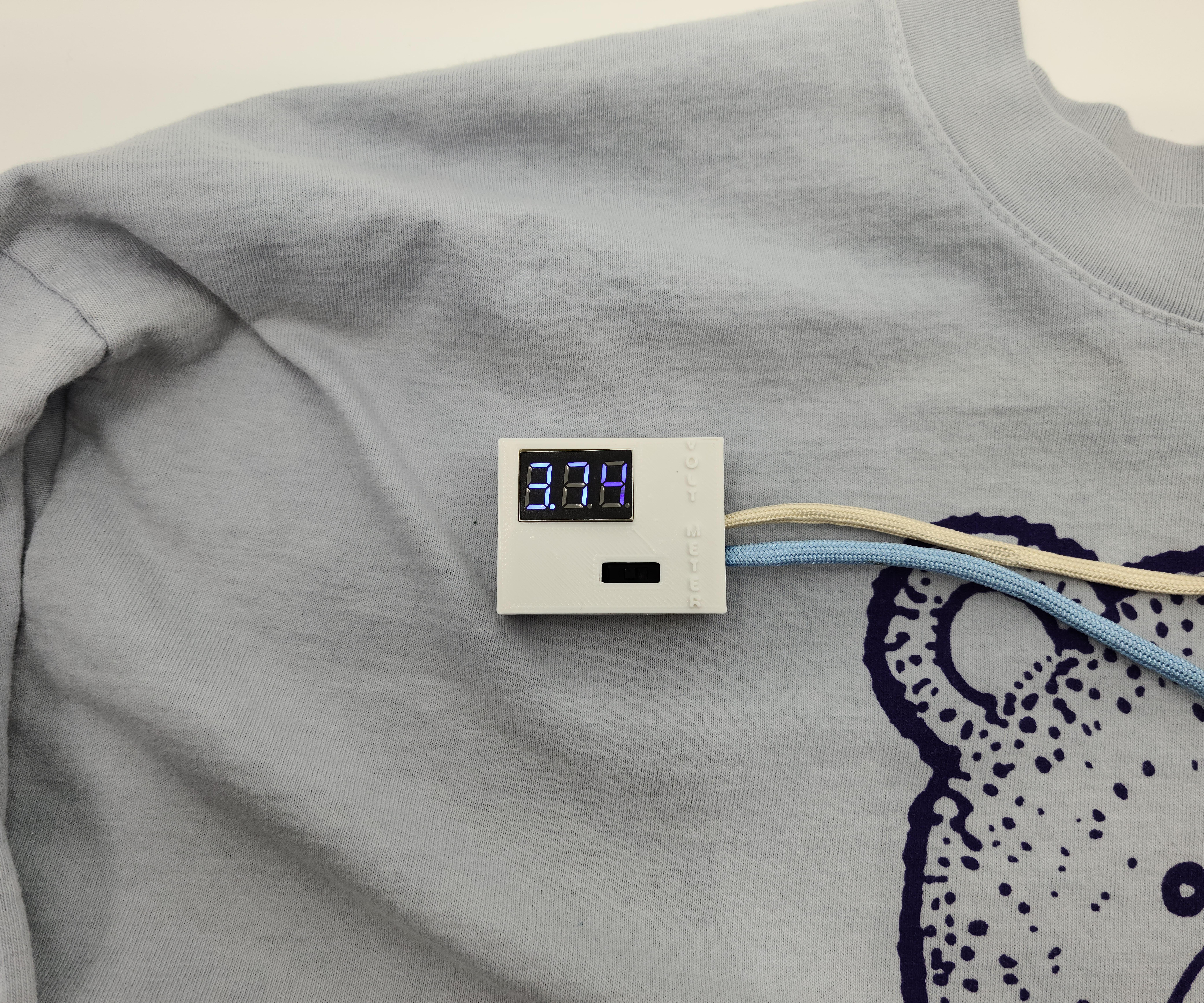 Wearable Mini Voltage Meter - Debugging Tool