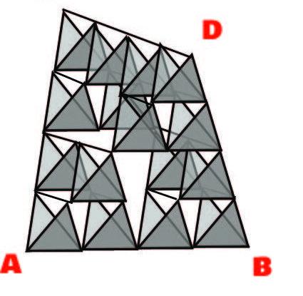 Large (16-sail) Portable Tetrahedral Kite With 3D Printed Connectors