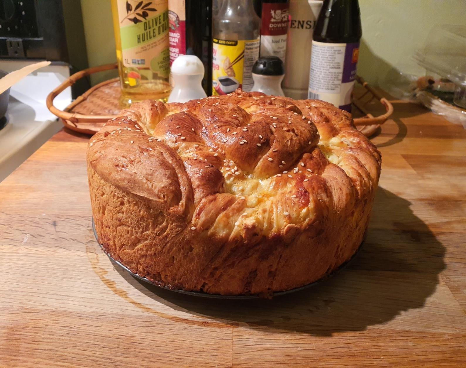 Homemade Macedonian Pogacha (Extremally Soft, Traditional Cheese Bread)!