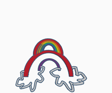 Rainbow Cookie Cutter