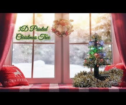3D Printed Christmas Tree With Animations