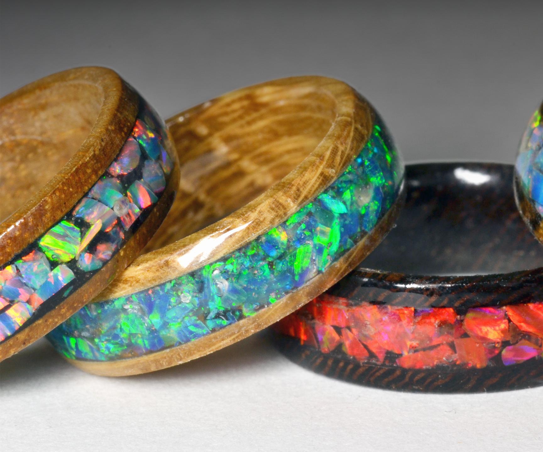 How to Inlay Opal in a Pre-Channeled Ring Using UV Resin