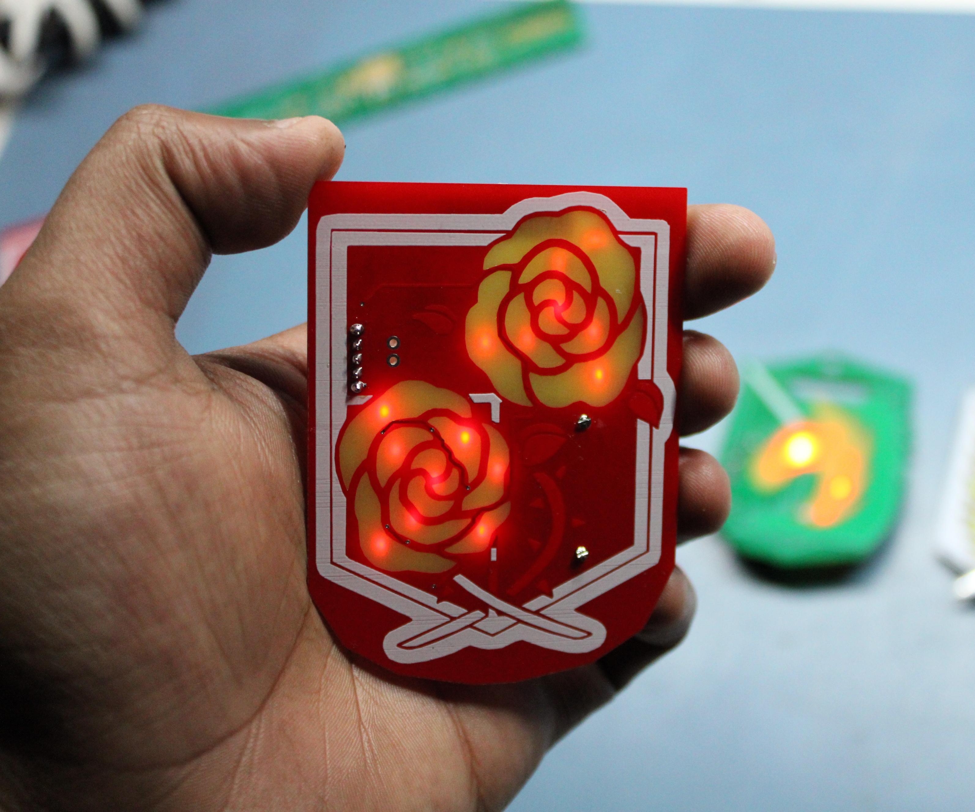 Garrison Regiment PCB Badge From Attack on Titan