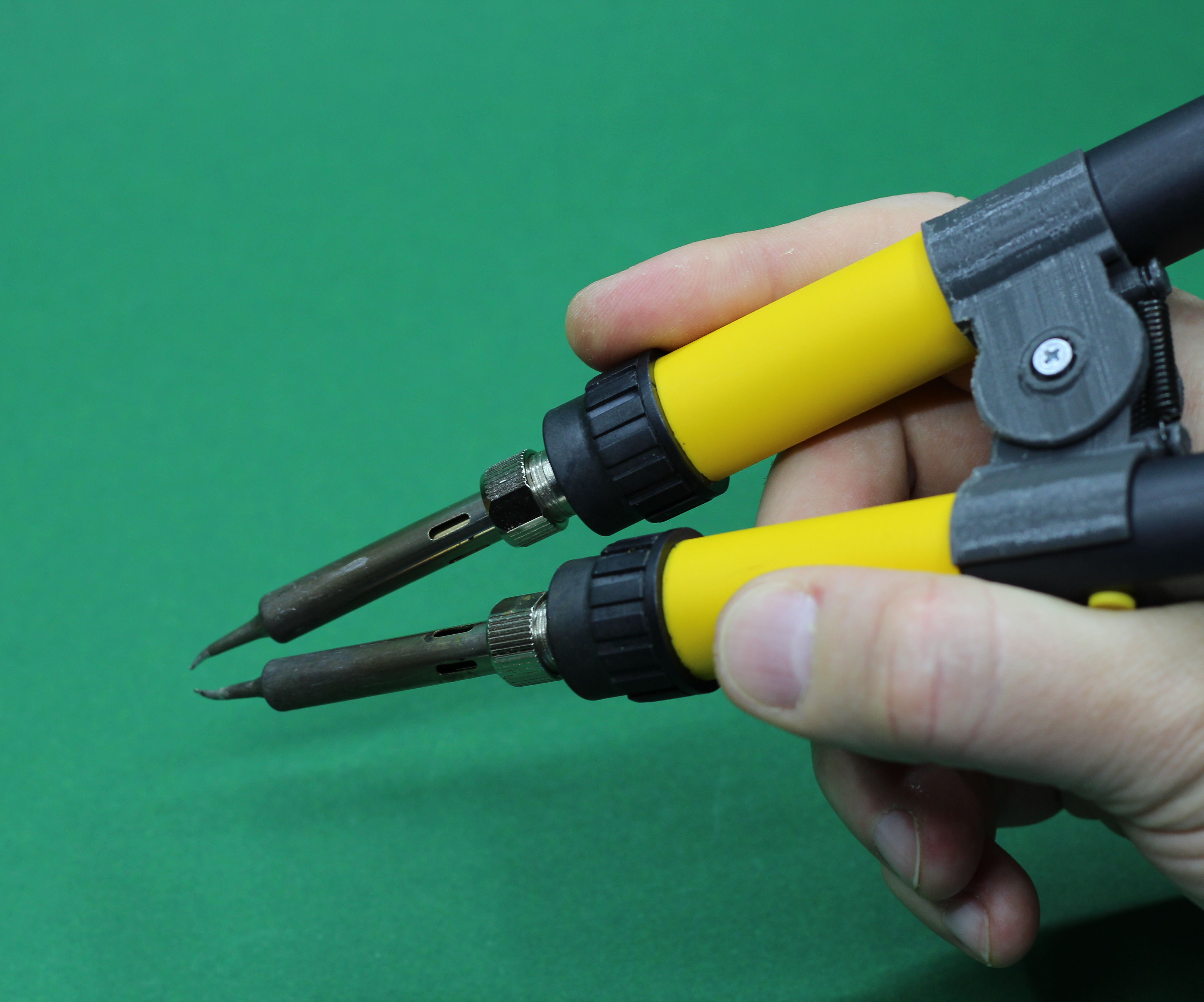 Soldering Iron to Soldering Tweezer Conversion