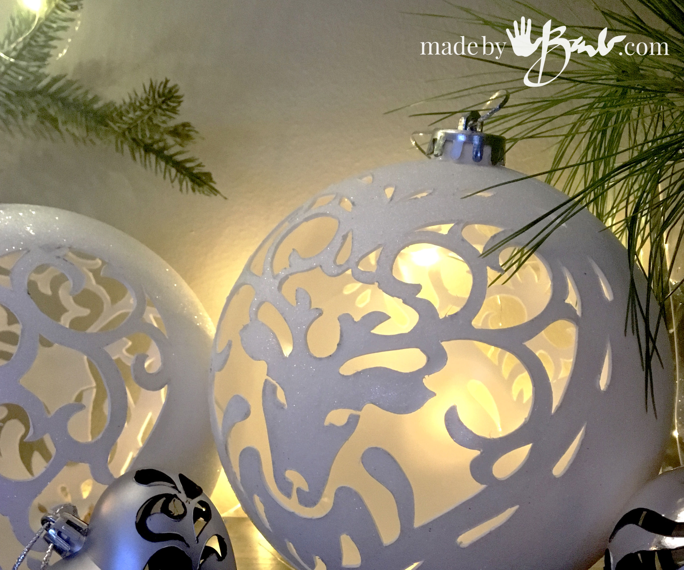 Hand Cut Filigree Christmas Ornaments