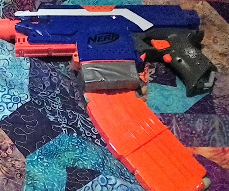 How to make nerf attachments using duct tape