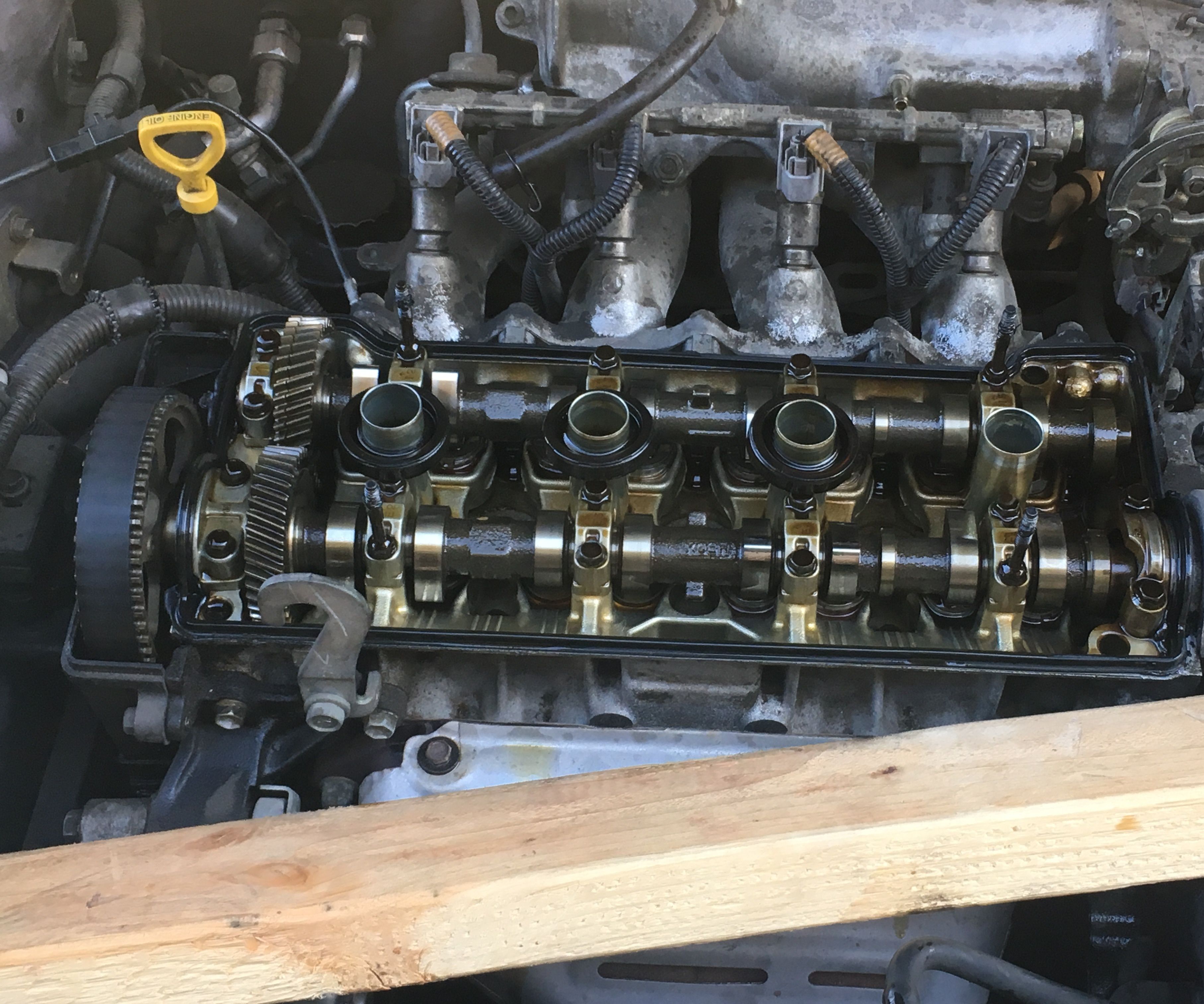 Replacing Valve Cover Gasket & Spark Plug Seals: 1997 Toyota Corolla, 1.6L