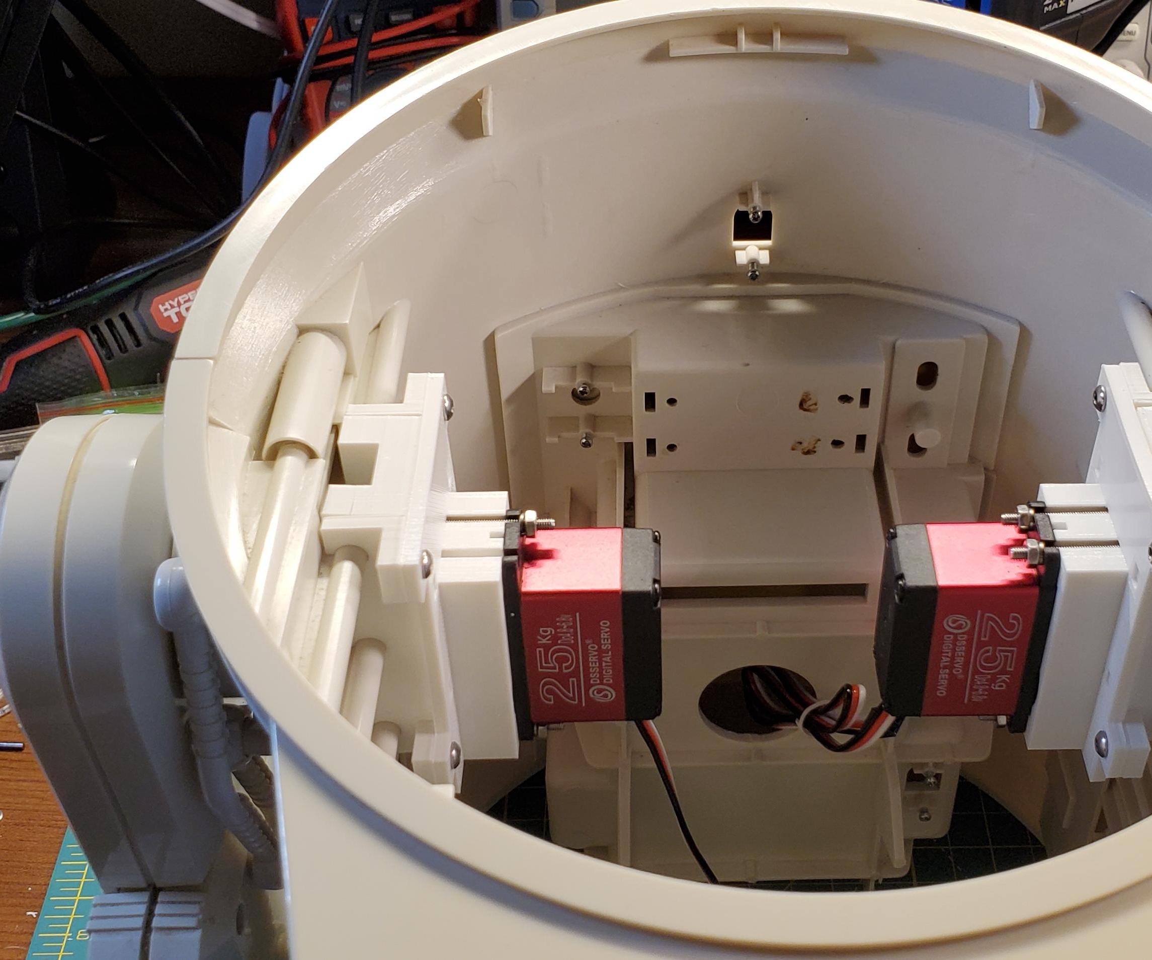 Omnibot Shoulder Servo Modification