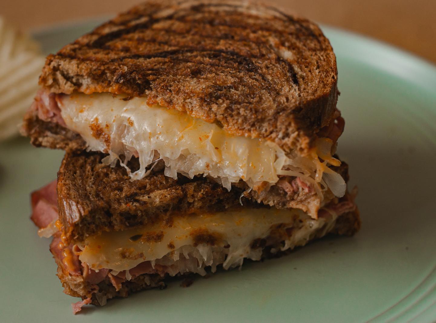 Classic Reuben Sandwich With Homemade Russian Dressing