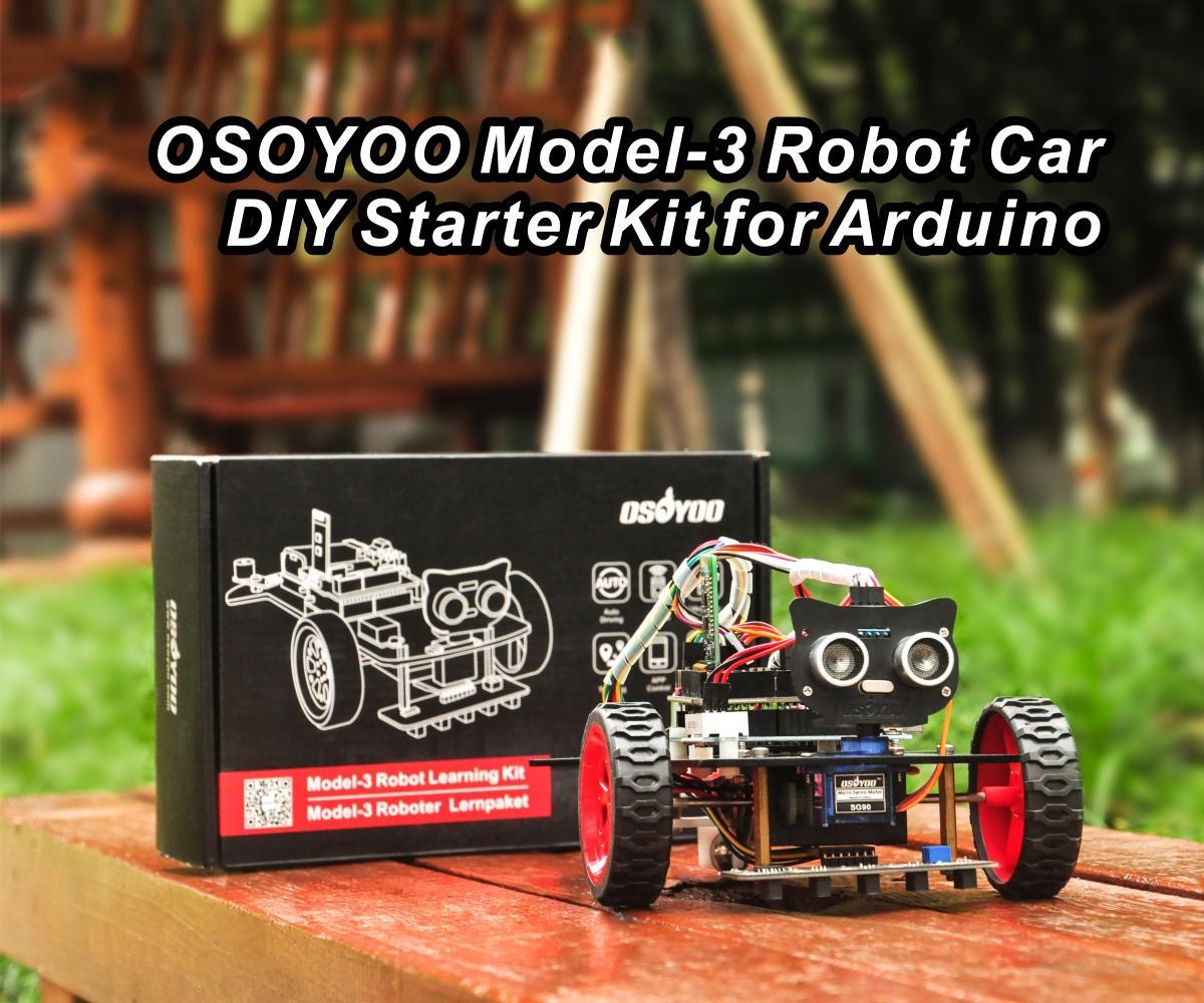 Arduino Robot Car Building: OSOYOO Model-3 DIY Kit