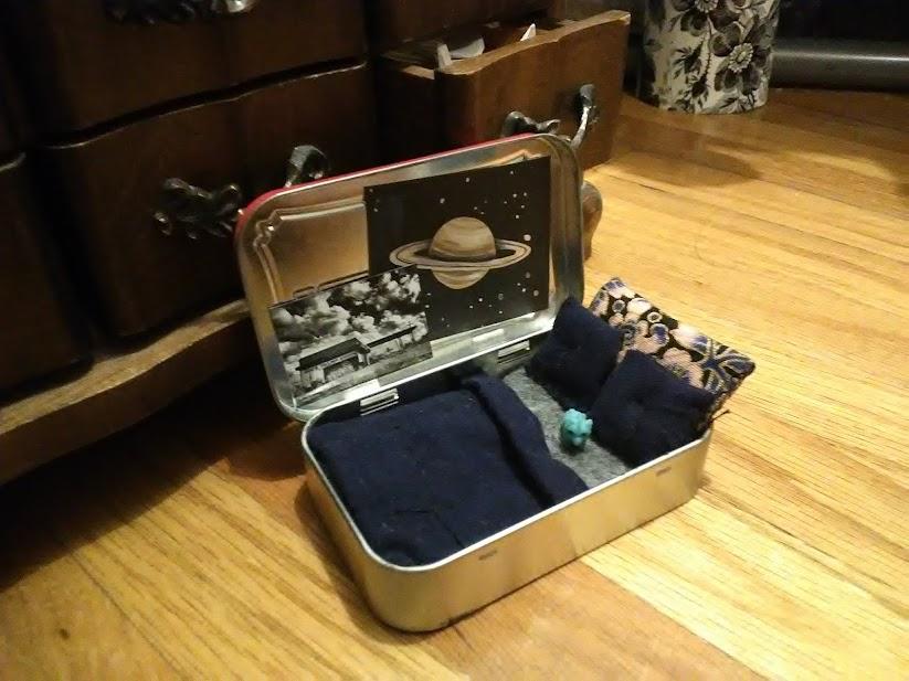 Tiny Bed From Scraps